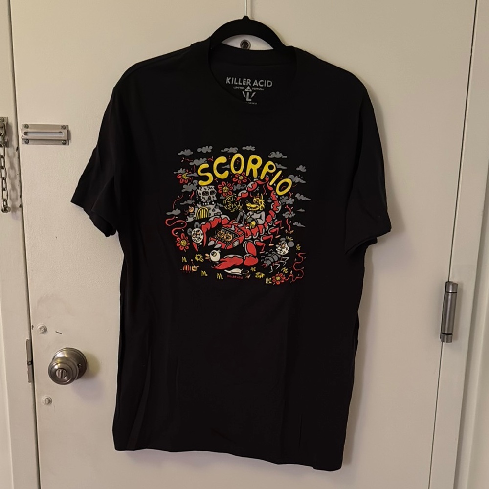 Unisex Scorpio Black T-Shirt